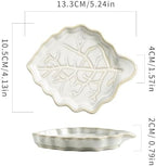 Ceramic Leaf Ring Dish, Trinket Tray with Gift Box - Image 2