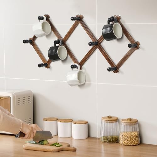 WGFKVAS 2 Pack Accordion Hat Rack for Wall - Image 6