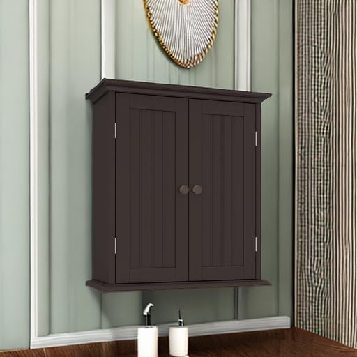 ChooChoo Bathroom Wall Cabinet with 2 Doors, Over The Toilet - Image 5