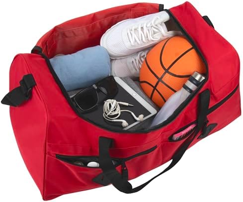 24 Inch 55 Liter Multi Pocket Duffle Bags for Men & Women For Traveling, the Gym, and as Sports Equipment Bag/Organizer - Image 5