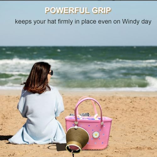 3pcs Hat Clip for Travel on Bag, Hat Holder for Purse Bag Crossbody Luggage, Beach Vacation Cruise Essentials Travel Accessories, Strong Grip Space-saving Hat Clips for Women/Family - Image 5