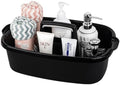 Large Cleaning Supplies Caddy Portable Shower Caddy Basket Black by JiatuA