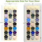 Baseball Hat Rack, 24 Pocket Over-The-Door Hat Organizer with Clear Deep Pockets to Display Baseball Caps Collection, Complete with 3 Over Door Hooks (Beige, 24 Pockets) - Image 5