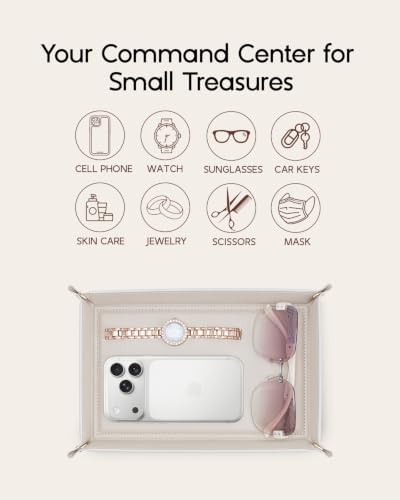 VLANDO Hawthorn Rectangle Valet Tray for men、key、ring - Image 2