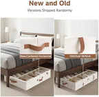 StorageWorks 2-Pack 24-Pair Under Bed Shoe Storage Organizer, Beige - Image 5