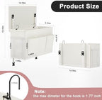 Bedside Caddy Storage Organizer for Bed Rails, Bed Caddy with 6 Pockets - Image 2