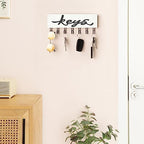 Mkono Key Holder Wall Mounted with 7 Hooks, Wood Key Hanger Home Decor - Image 2