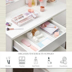 STORi SimpleSort 3-Piece Stackable Clear Drawer Organizer, 12" x 6" x 2" - Image 3