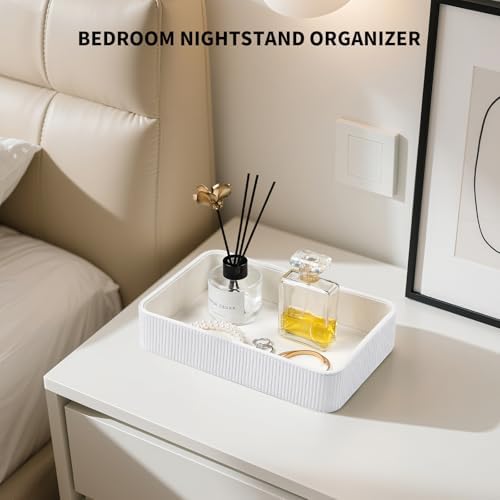 Valet Tray Organizer Bedside Nightstand Organizer Desk CatchallTray - Image 2