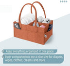 Mr. Pen- Baby Diaper Caddy Organizer, Rustic Warmth - Image 4