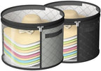 STARGAZ Hat Boxes For Women Storage - This Oversized Clear Hat Storage Bag can hold 9 hats,suitable for cowboy hats,suitable for travel and daily hat organizer for closet(Gray and Black) by Unknown