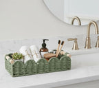 CubesLand Toilet Paper Storage Basket Organizer, Small Wicker Decor Basket - Image 6