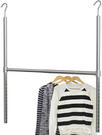 Simple Houseware Adjustable Closet Hanging Rod, Chrome by SimpleHouseware