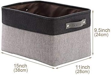 DECOMOMO Storage Bins, Large Fabric Storage Baskets for Shelves 4 Pack - Image 4