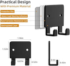 GTK 4 Pack Key Holder for Wall, Razor Holder Wall Mounted, Hat Rack, Self Adhesive Hooks, Shower Hooks, Towel Hooks(Black) - Image 5