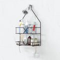 TreeLen Shower Caddy over Shower Head Hanging Bathroom Caddy for Bathroom Organizer 4 Hooks Shampoo Holder-Bronze by TreeLen