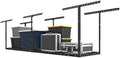 FLEXIMOUNTS 2x8 Overhead Garage Ceiling Storage Rack Organization, Black by FLEXIMOUNTS