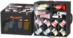 Aokeyee 2 Pack Shoe Organizer for Closet, Stackable Shoe Storage Box, Black by Aokeyee