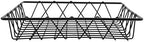 G.E.T. Square Heavy-Duty Iron Wire Utility Storage Basket for Pantry, Storage and More, 12" x 12" x 2" - Image 4