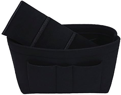 ZTUJO Purse Organizer Insert, Felt Bag Organizer For Handbag, 13 Colors, 6 Sizes (Small, Black) - Image 4