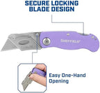 Sheffield Lock Back Utility Knife 3 Pack with 10 Utility Knife Blades - Image 5