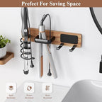 Tindbea Hair Dryer Holder Wall Mount Aluminum Alloy Hot Tools Organizer - Image 6
