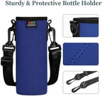 Nuovoware Water Bottle Carrier, 750ml, Navy Blue - Image 3