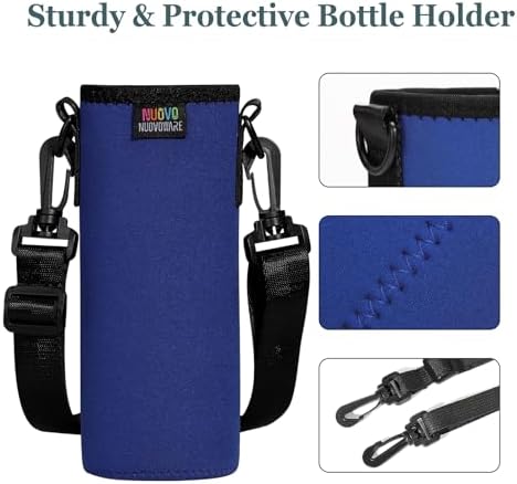 Nuovoware Water Bottle Carrier, 750ml, Navy Blue - Image 3