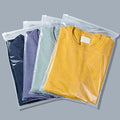 Clear Zipper Bags Resealable for Clothes, 3 Mil Thick 10x13 inch Large Plastic Mailers Travel for Clothing, 100 Pcs Self Seal Apparel Poly Bags for Sweaters, Jeans Shipping by Svaldo