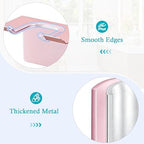 Hair Dryer and Straightener Holder Wall Mounted, Metal Adhesive Hair Tool Organizer for Blow Dryer, Curling Iron, Flat Iron, Bathroom Vanity Salon Barber Shops (Rose Gold) - Image 6
