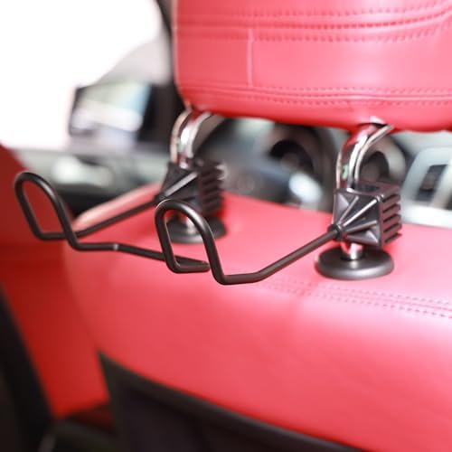 GODLIY Hard Hat Holder for Truck, Heavy-Duty Metal Car Headrest Hooks 2PCS - Image 3