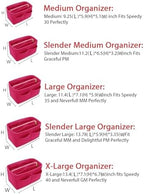 LEXSION Felt Purse Organizer Insert, Tote Bag Shaper Dividers with 5 Sizes - Image 6