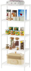 SINGAYE 5 Metal Shelves Wire Shelving Storage Shelf Adjustable Unit Pantry by SINGAYE