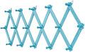 SCUNDA Beachy Coastal Wall Rack with 16 Hanging Hooks, Beach Decorations for Home, Nautical Style Wall Mounted Wood Coat Rack(Rustic Blue) by SCUNDAHOME
