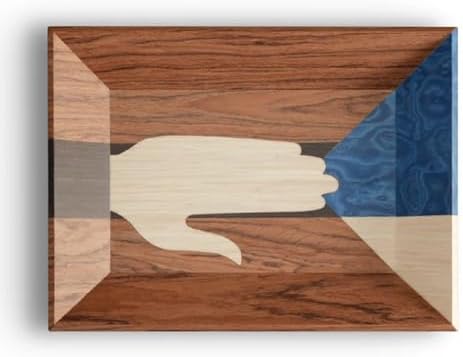 L'OBJET Decorative Catch-All Tray - White Wood - Image 2