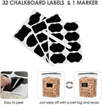 Vtopmart 32pcs Airtight Food Storage Containers Set, BPA Free Plastic Kitchen and Pantry Organization Canisters with Lids for Cereal, Dry Food, Flour and Sugar, Includes 32 Labels - Image 6