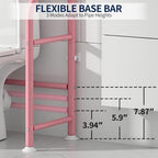 Livilord 3-Tier Over Toilet Storage Rack, Anti-Wobble, Pink - Image 4