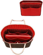 LEXSION Felt Purse Organizer Insert, Tote Bag Shaper Dividers with 5 Sizes by LEXSION