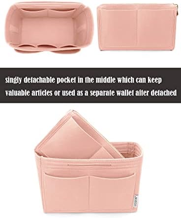 LEXSION Felt Purse Organizer Insert, Tote Bag Shaper Dividers with 5 Sizes - Image 2