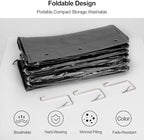 Lirex Over The Door Purse Organizer & Purse Shelf for Closet – Handbag Storage Organizer with Purse Hanger. Perfect for Scarves, Hats, and Leggings. S (11.8'' x 5'' x 51.6''), Black - Image 6
