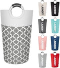 Caroeas 90L Light Laundry Basket (13 Colors), Waterproof Laundry Hamper, Laundry Bag with Padded Handles, Clothes Hamper, Collapsible Laundry Basket Easy Storage by Caroeas