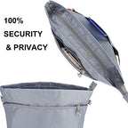 Handbag Tote Purse Organizer Insert, X Large, Grey - Image 5