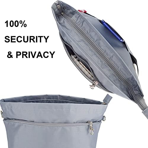 Handbag Tote Purse Organizer Insert, X Large, Grey - Image 5