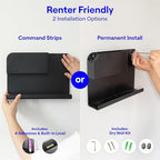 WallShelfie Bedside Wall Organizer & Dorm Decor for Dorm Room - Black - Image 4
