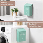 Magnetic Lint Bin for Laundry Room Organization and Storage,Light Green - Image 4