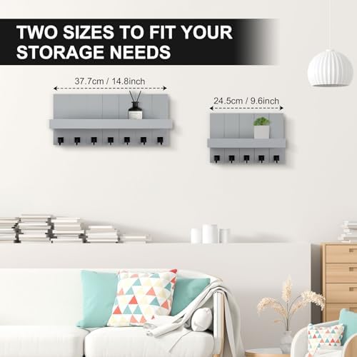 Key Holder for Wall, Decorative Key Holder with Shelf - Image 4