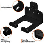 Garage Organizer Trimmer Rack Wall Mount, Weedeater Hanger, Black, 2 Pack - Image 4
