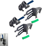 Broom and Mop Organizer for Cleaning Cart Wall Hanging Broom Holder with Hooks Tool Holder for Garage Garden Tool Rack Mop Holder Wall Mount Broom Hanger for Home Kitchen Bathroom - Image 6