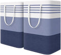 WOWBOX 2 Pack Laundry Baskets, Collapsible Dirty Clothes Laundry Hampers by WOWBOX
