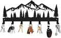 Key Holder Wall Mount, Metal Key Holder for Wall with Hooks by Monlyey
